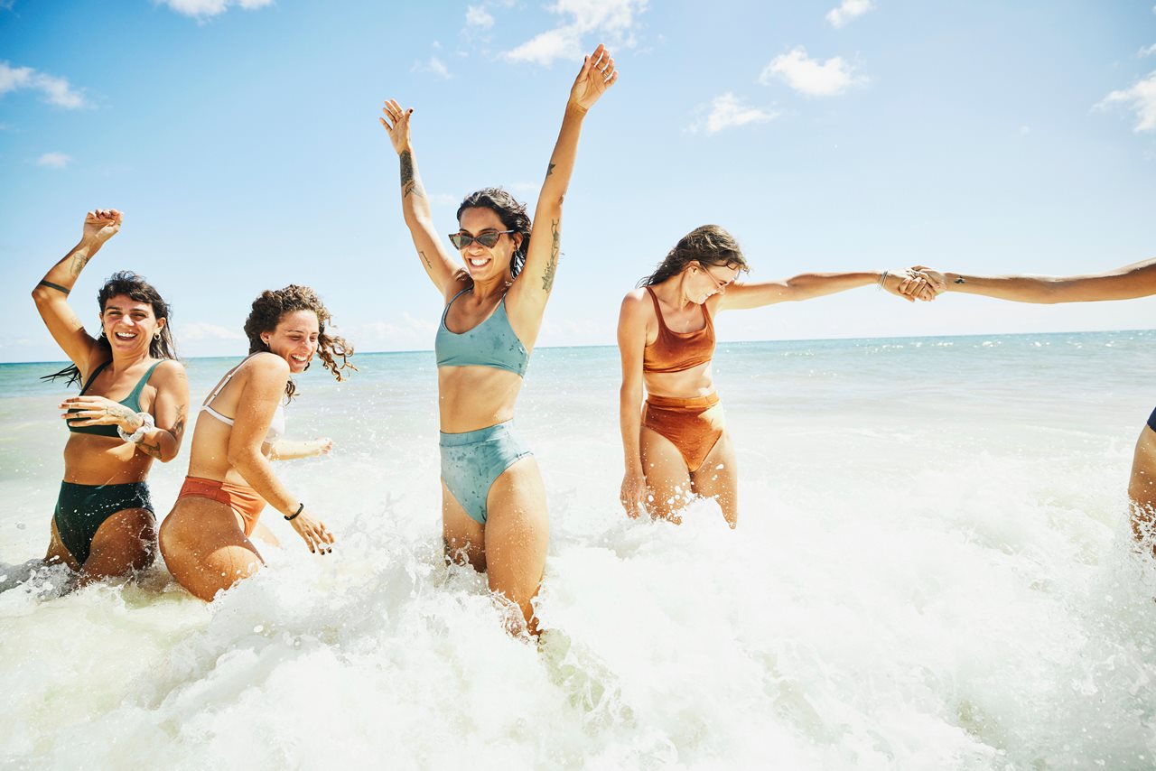 Fenntartható menstruáció a strandon