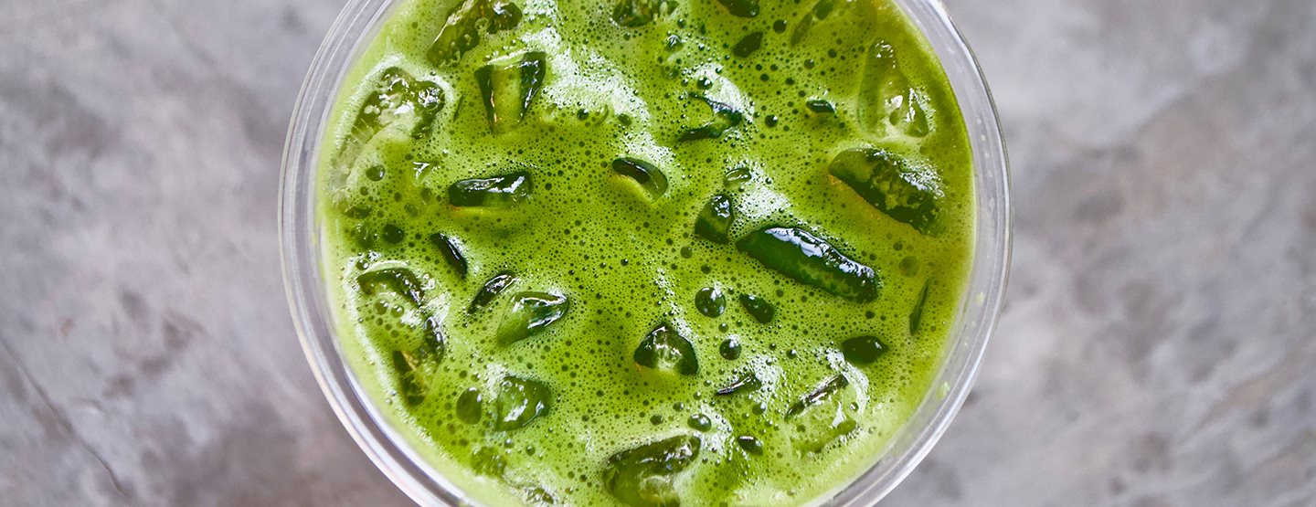 Matcha jegestea – zöld jegestea házilag