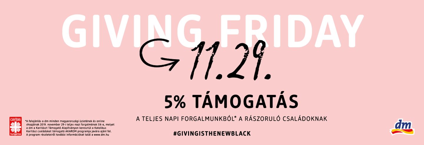 Giving is the new Black