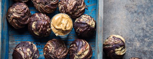 Muffin tojás nélkül: ezek a csokis mogyoróvajas muffinok vegánok és elképesztően finomak