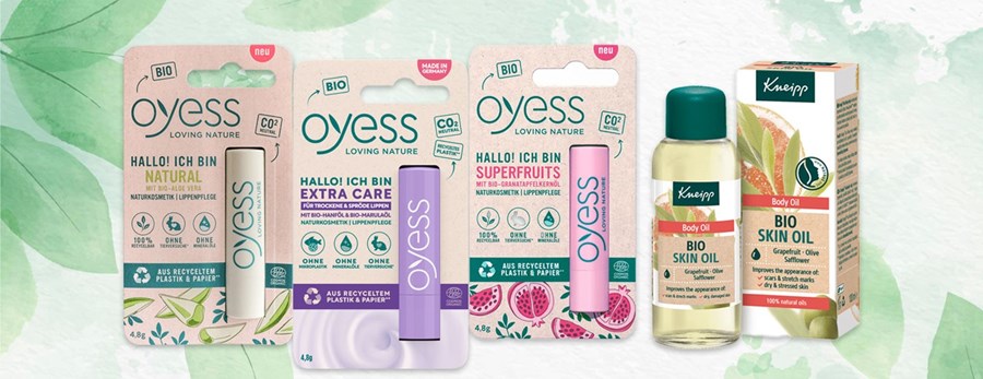 Kneipp és Oyess termékekből álló, striák elleni ajándékcsomag.